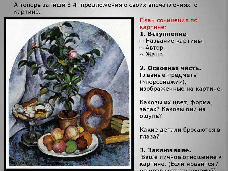 Клубника и белый кувшин сочинение 5 класс по картине