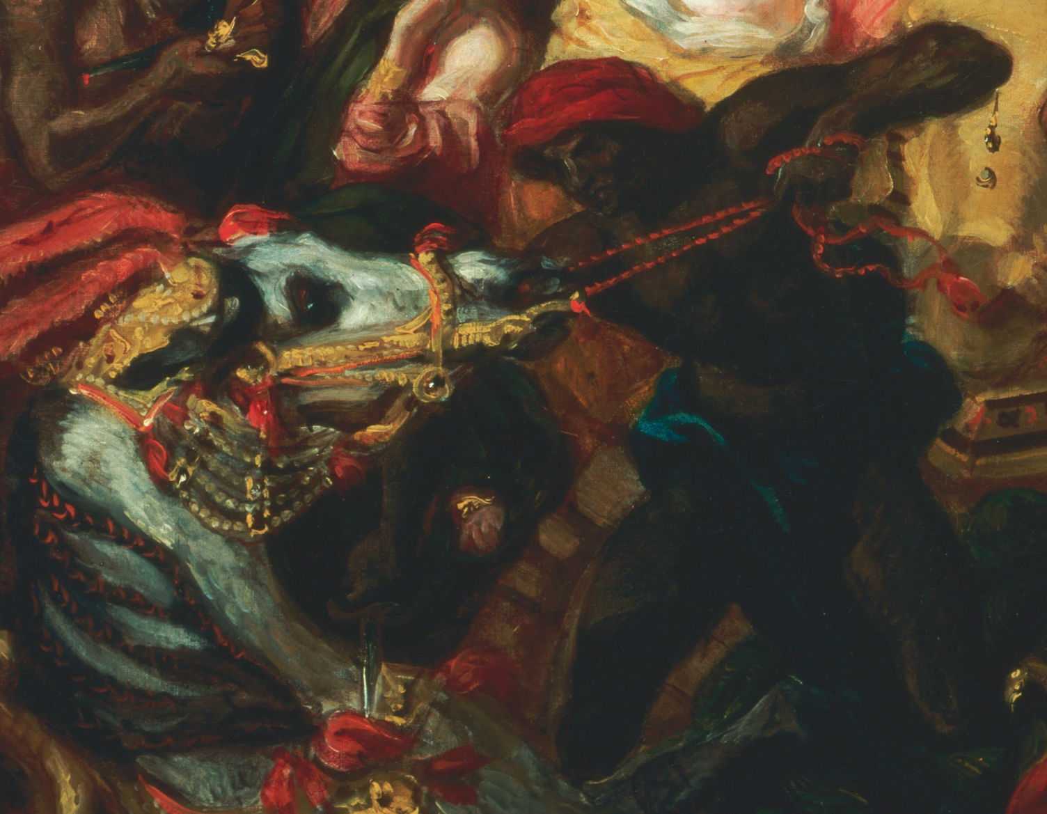 «смерть сарданапала» - изображение языческой смерти. картина смерть сарданапала