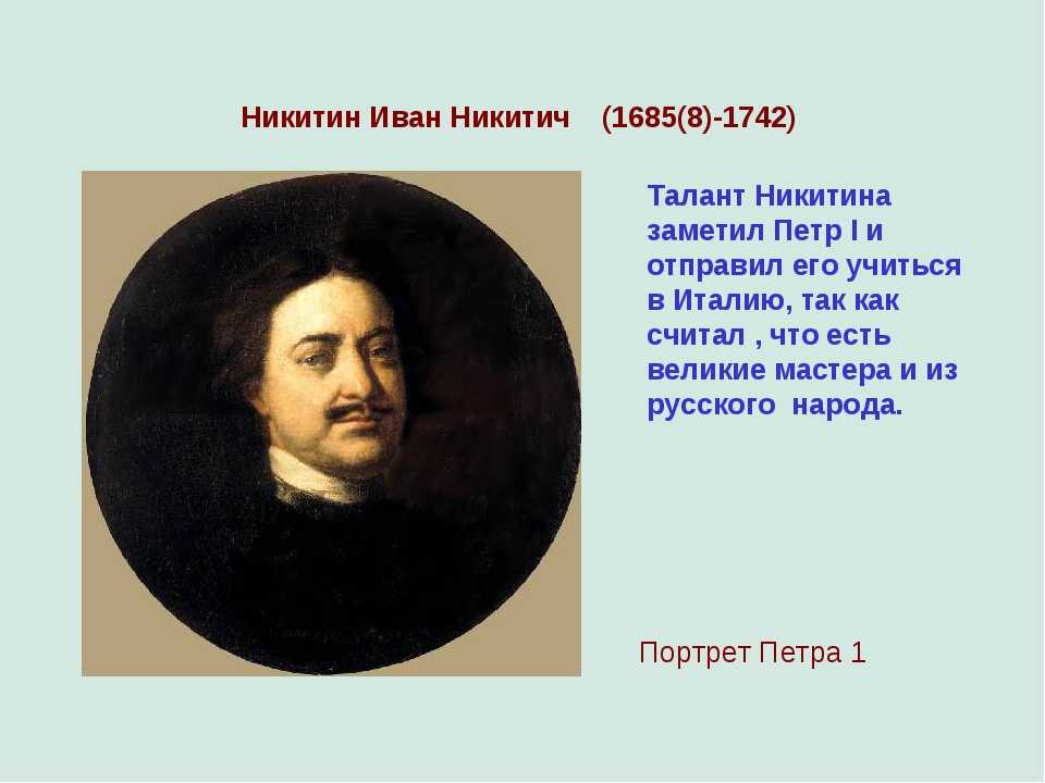 Никитин художник картины