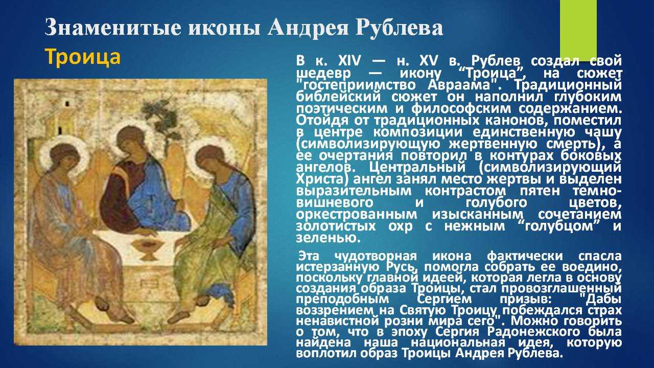 Презентация андрей рублев биография