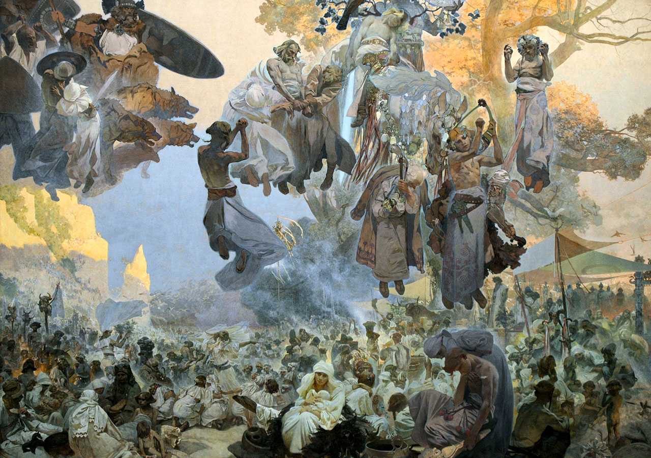 Славянская эпопея все картины