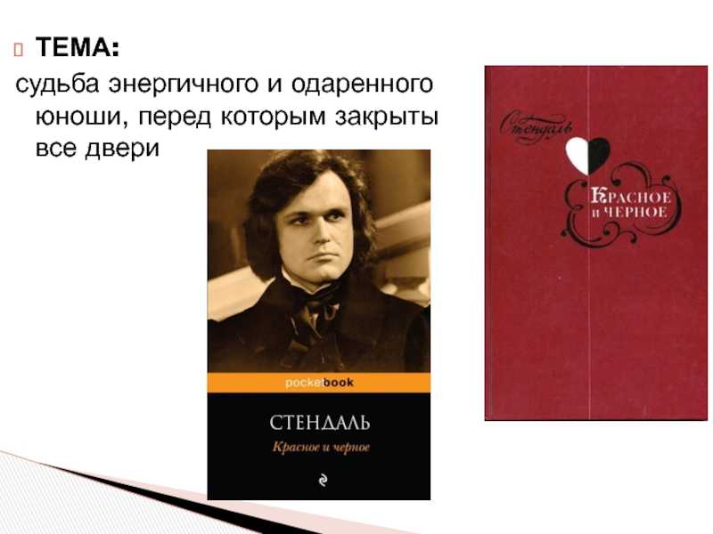 Стендаль красное и черное презентация к уроку литературы 10 класс