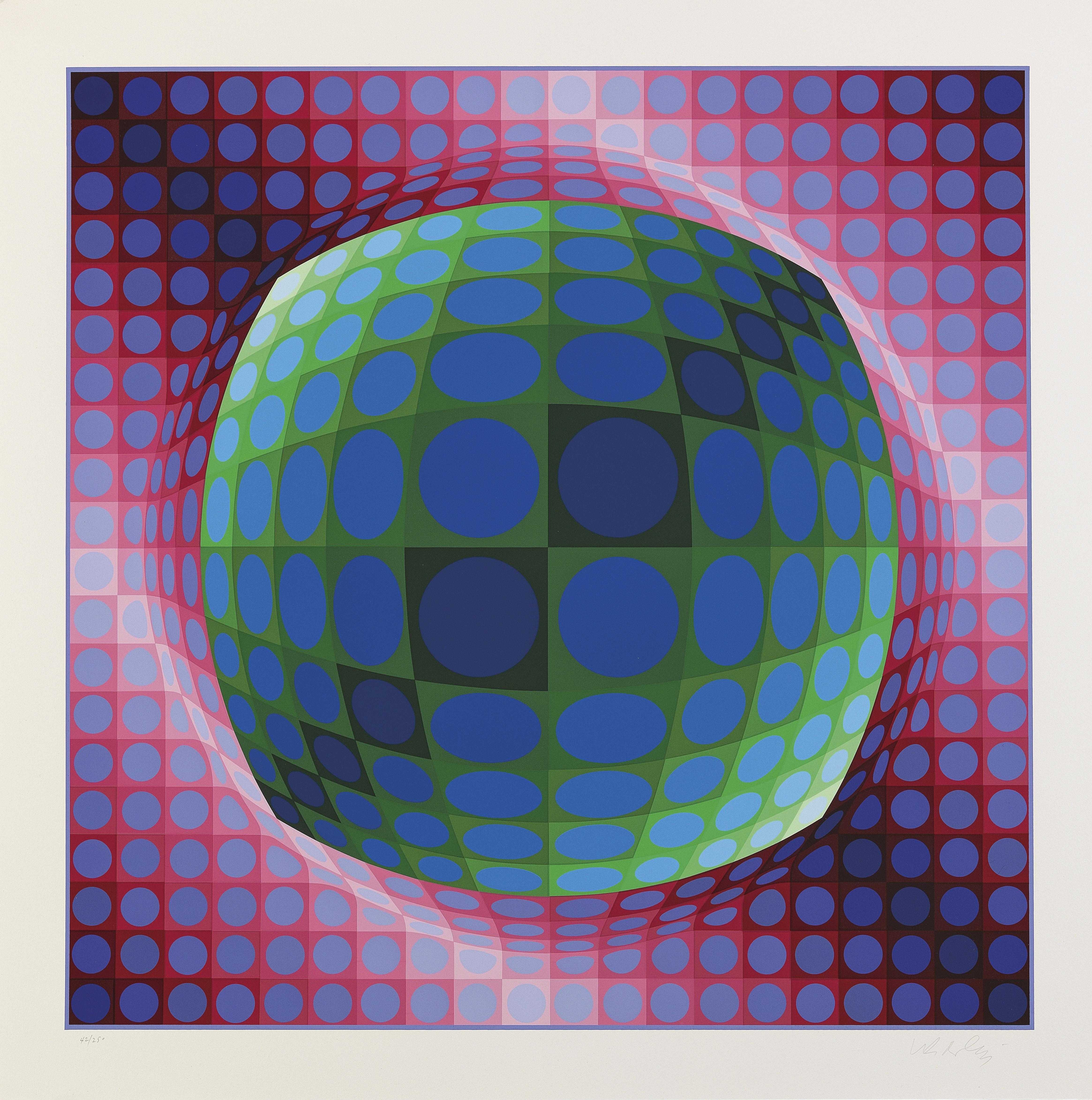 Victor vasarely - vega szem, 1978 [1000x1000] - the best designs and art from the internet
