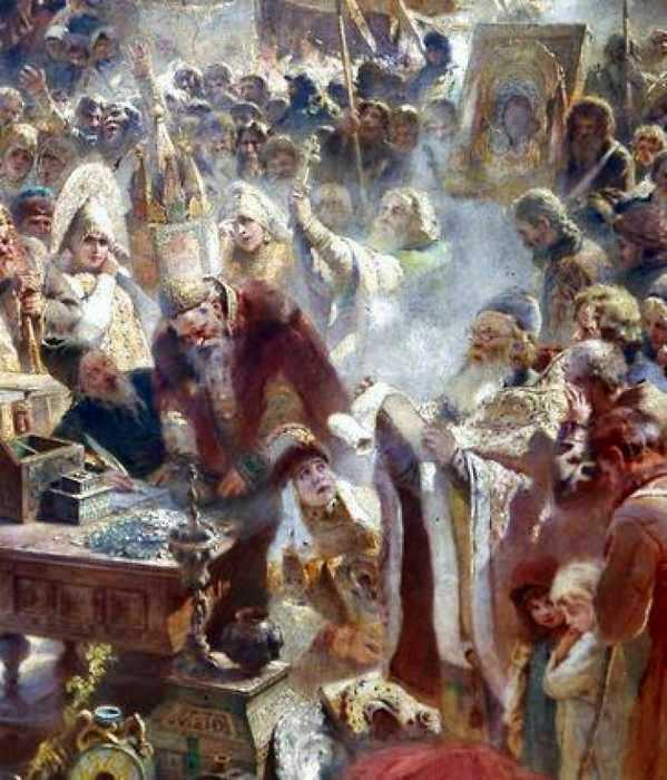 Картина к. маковского «воззвание минина» в нижегородском художественном музее