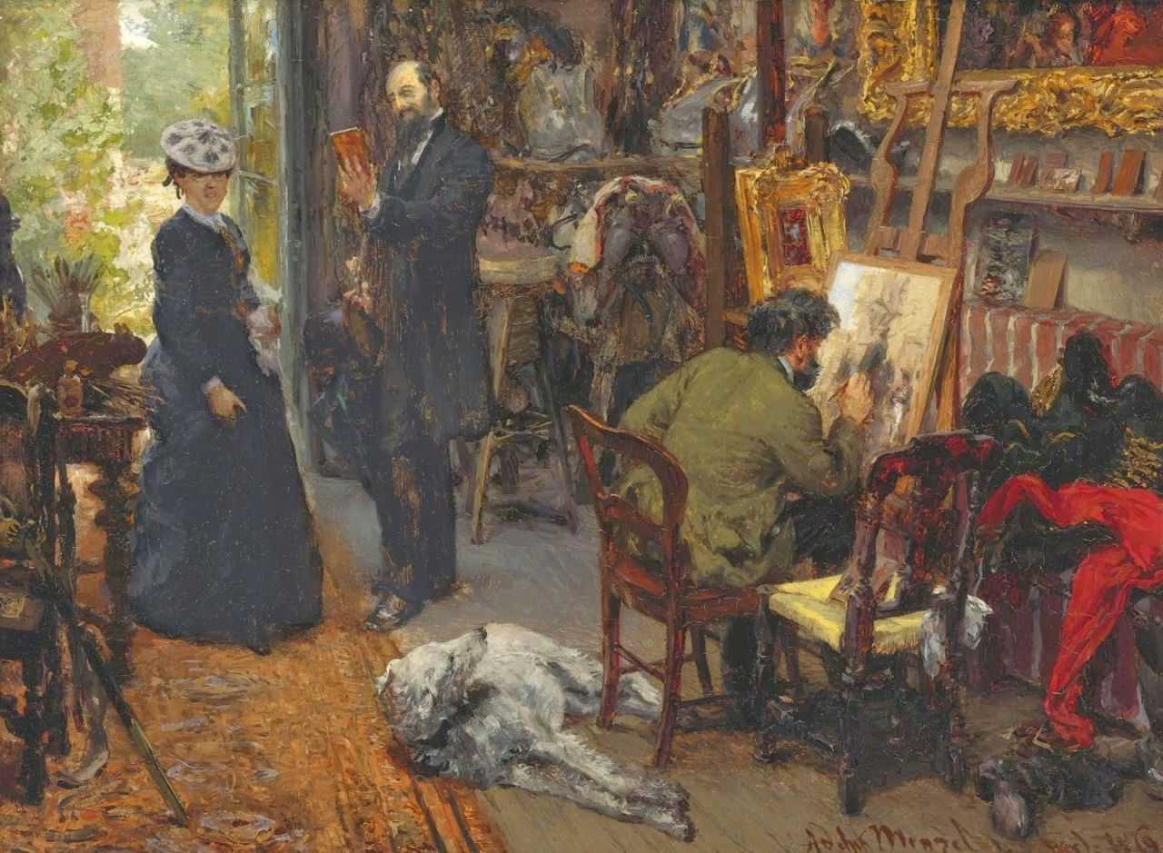 Немецкий художник адольф фон менцель. картины. жизнь и творчество