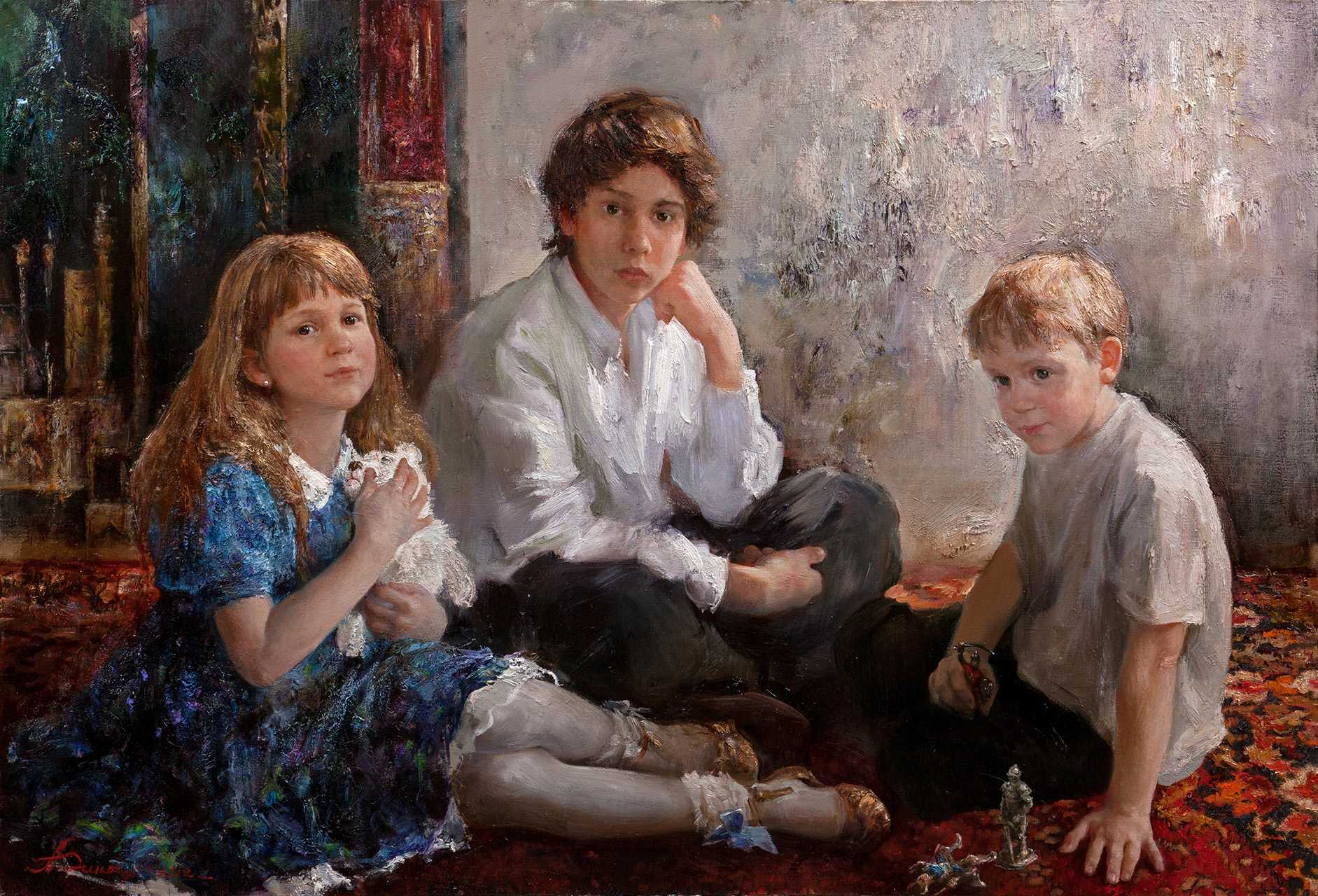 Картины с детьми известных художников