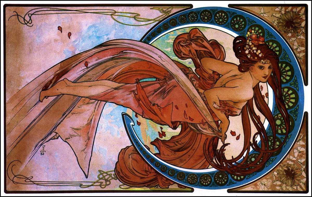 Художник-модернист альфонс муха: биография и творчество, описание шедевров :: syl.ru